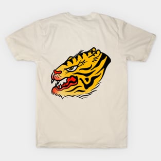 Tora - tiger old school tattoo art T-Shirt